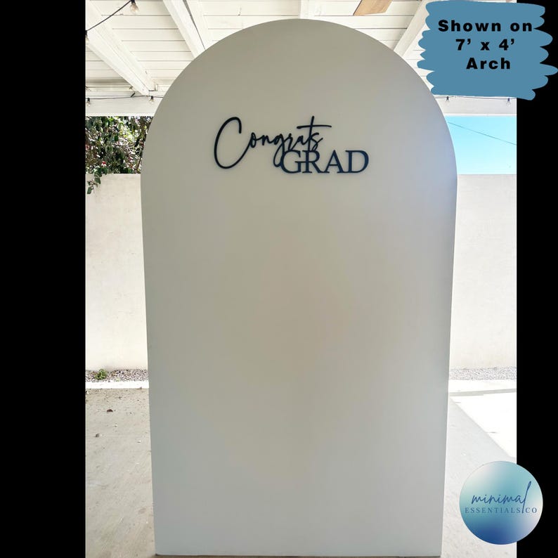 Congrats Grad Wood Sign, Event Wall Decor, Graduation Event Decor ...