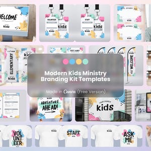 Canva Templates Bundle: Church Branding Kit (Digitaler Download, Canva bearbeitbar)
