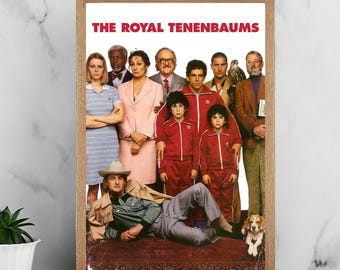 Royal Tenenbaums Movie Poster - Vintage Typographic Posters - Wall Decor, Art, Gift Ideas