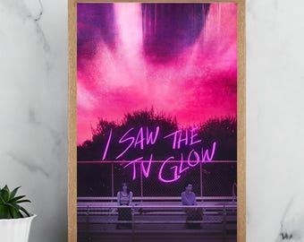 I Saw the TV Glow filmposter - vintage canvasposters - muurdecoratie - kunstcadeau
