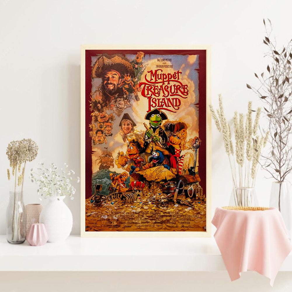 Muppet Treasure Island Movie Poster - Vintage Typographic Posters ...