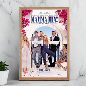 Mamma Mia Filmaffisch - Vintage Canvasaffischer - Väggdekor - Konstgåva