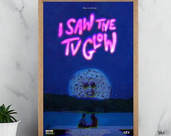 I Saw the TV Glow filmposter - vintage canvasposters - muurdecoratie - kunstcadeau
