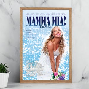 Mamma Mia Filmaffisch - Vintage Canvasaffischer - Väggdekor - Konstgåva