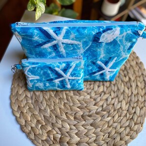 Pochette en coton Cadeau personnalisé pour elle Pochettes faites à la main Sac fait main Fabriqué en Italie Cadeau pour elle Cadeau de fête des mères