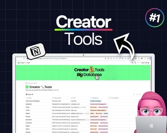 CREATOR TOOLS Playbook: Notion-Ready, All-Inclusive Website Management, 100% Original, Simple Yet Powerful, Instant Download
