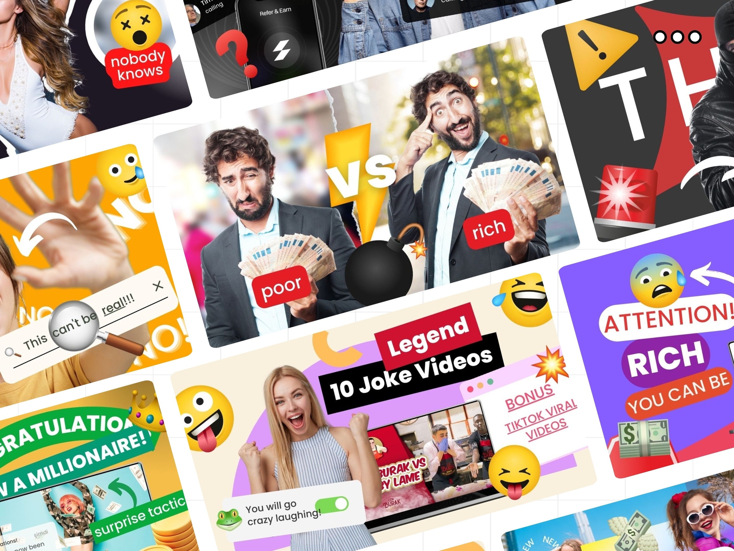 Viral Thumbnails Canva Pack Easy Clickbait Design Get