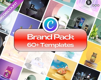 Brand Canva Templates for Social Media, Boost Engagement Now, Skyrocket Sales, Easy Edit, Product Mockups, Sell More