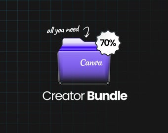 Viral Canva Kit for Creators, Skyrocket Your Engagement, IG, Youtube Ready Canva Kit, Be a Social Media Pro, Content Creator's Dream Kit