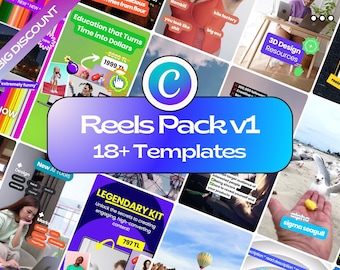 Viral Instagram Reels Templates, Canva Reels Domination, IG Reel Templates, Tiktok, Secret 1M+ Views, Editable Reel Templates, Canva Music