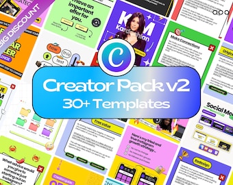 Viral Instagram Templates, Grow Followers FAST, Neobrutalist IG, Content Creator Kit, Save Time, Boost Engagement, Editable Canva