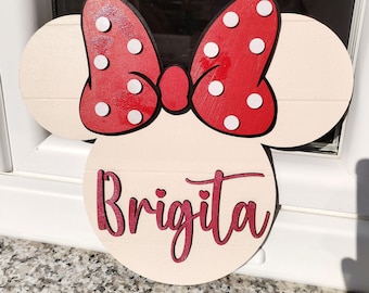 Custom Wooden Name Sign: Nursery Decor, Girl's Room