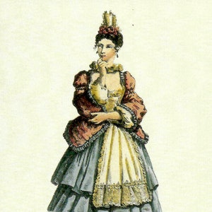 Italienische Commedia dell'Arte Colombine Fotografie Druck zum Einrahmen oder zur Verwendung in Papierkunst, Collage, Scrapbooking, Junk Journals PSS 5108