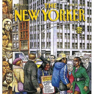 Postcard of New Yorker Magazine Cover Nov. 29, 2004, Thanksgiving Special by R. Crumb to Mail, Frame or Paper Arts PSS 5443