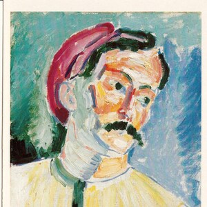 Henri Matisse Vintage Postcard Portrait of Andre Derain (1905) PSS 4920