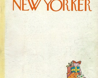 New Yorker Magazine Cover Dec. 11, 1978 Modern Present Delivery by Arnie Levin to Frame or for Paper Arts PSS 3891