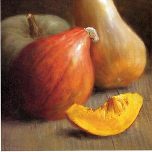 Squash Still Life by Robert Papp for Cook&#39;s Illustrated Magazine Cover September & October 2013 to Frame or for Paper Arts PSS 5306