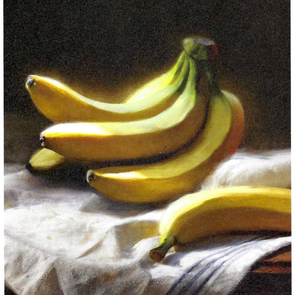 Bananas Still Life by Robert Papp for Cook's Illustrated Magazine Cover January & February 2011 to Frame or for Paper Arts PSS 5414