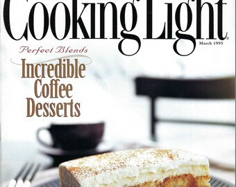 Cooking Light Vintage Magazine, March 1995, The Magazine of Food and Fitness PSS 5728