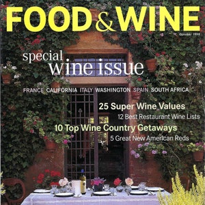 Food & Wine Magazine Oktober 1998 PSS 5560