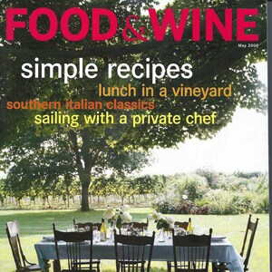 Food & Wine Magazine Mai 2000 PSS 5685
