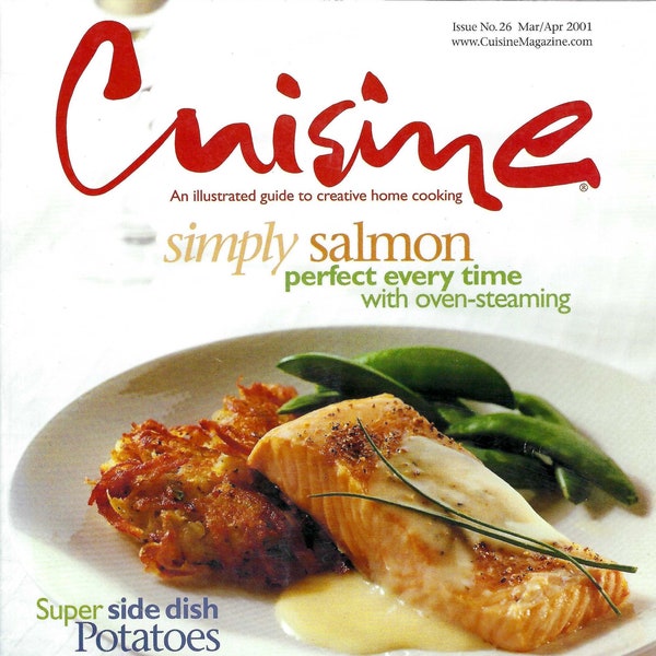 Vintage Cuisine Magazine March & April 2001 - An Illustrated Guide to Creative Home Cooking PSS 5549