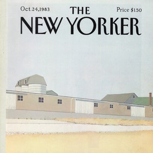 New Yorker Magazine Cover Oct. 24, 1983 The Warehouse by Gretchen Dow Simpson to Frame or for Paper Arts PSS 4470