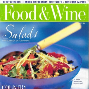 Food & Wine Magazine Juli 1996 PSS 5747