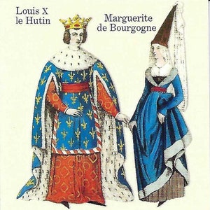 フランスのルイ10世ル・ユタンとマルグリット・ド・ブルゴーニュの旅行日記、ジャンクジャーナル、スクラップブック、ペーパーアート用のフランスのメモリーカード PSS 5826