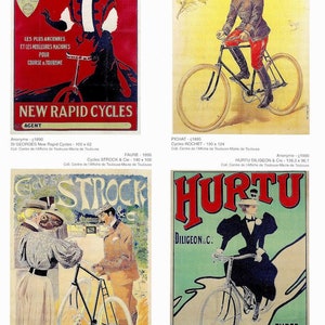 Fahrrad Poster Art Instant Download digitale Jahrgang Französisch Fahrrad Werbung Bilder Collage Blatt, Rahmen oder Papier Kunst PSS 3612