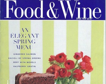 Food & Wine Magazine April 1995 PSS 3320