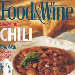 Food & Wine Vintage Magazine März 1994 PSS 3703