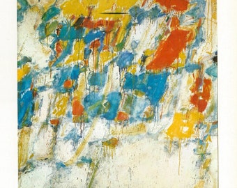 Sam Francis - Composition, 1960 to Frame or to use in Paper Arts and Collage PSS 3211