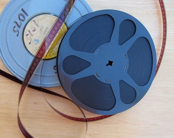 16mm Film Strip Vintage Motion Picture Film Ribbon 3 Yards Only, You Are NOT Buying the Reel and the Canister  PSS 1116