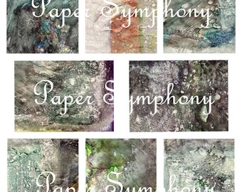 Instant Download Digital Collage Sheet for Gorgeous ATC and ACEO Backgrounds PSS 0548