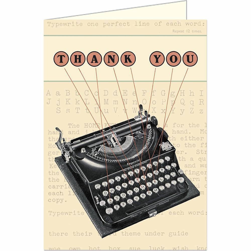 Typewriter note card - Etsy 日本