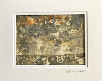 Paste Paper Double Mat and Ready to Frame PSS 3760