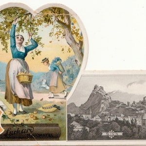 Französisch Handelskarte Vintage Ph. Suchard Chocolat Werbung Handelskarte PSS 4978