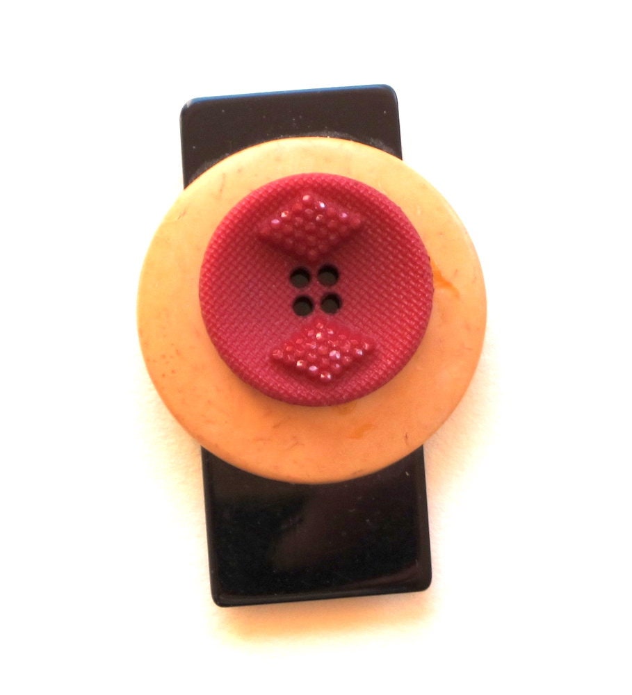 Vintage Button & Game Piece Refrigerator Magnet PSS 5706