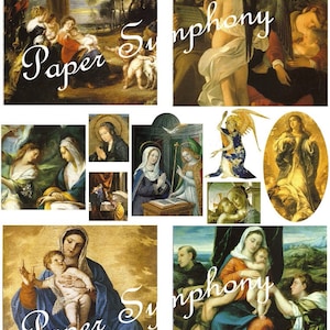 Madonna Printed Collage Sheet for Paper Crafts, Junk Journals, Collage, Scrapbooking, Decoupage and More  PSS 5763