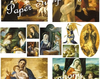 Madonna Printed Collage Sheet for Paper Crafts, Junk Journals, Collage, Scrapbooking, Decoupage and More  PSS 5763