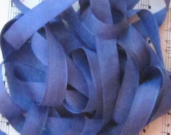 Cornflower Blue Seam Binding Silky Rayon Seam Binding Ribbon - 9 yards PSS 0334