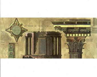 Vintage Architectural Clipart –  Paper Ephemera for Junk Journals, Collage & Crafts PSS 6256