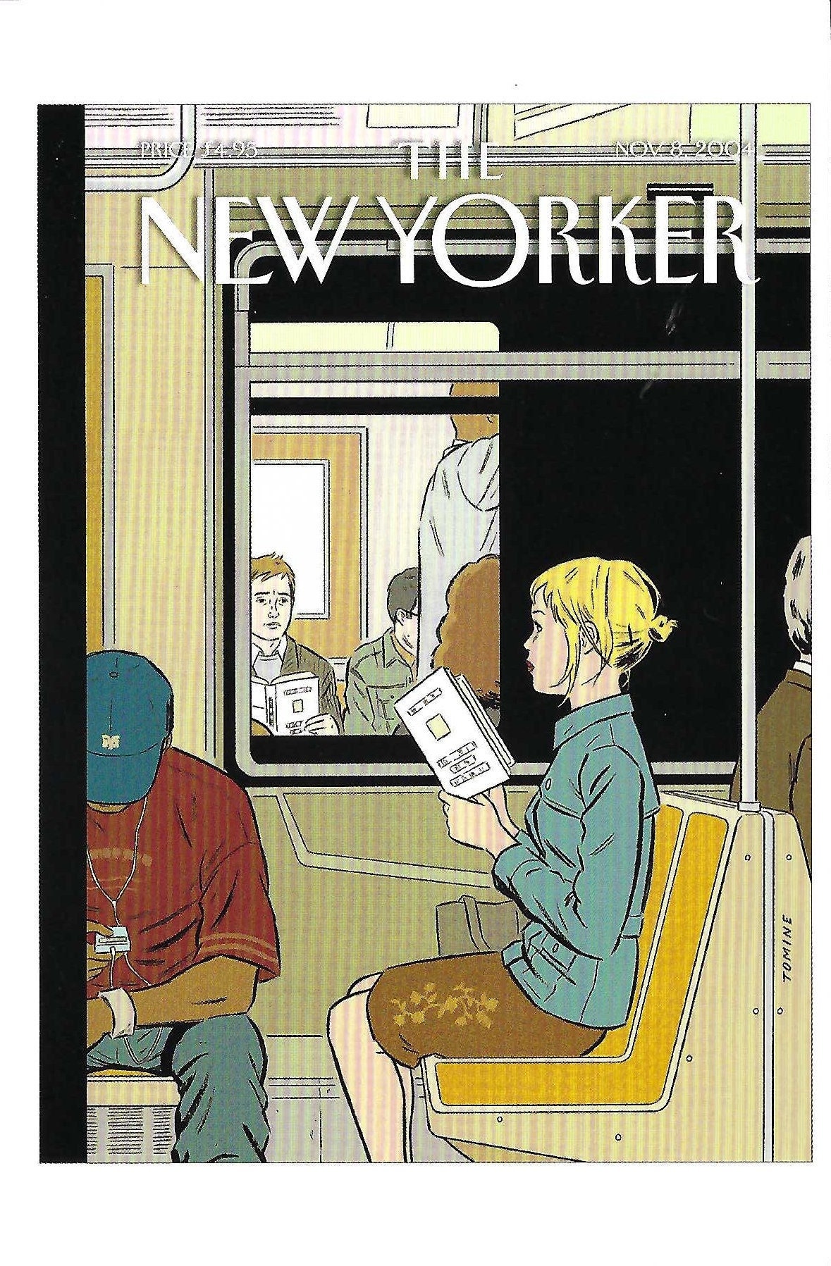 Postcard of New Yorker Magazine Cover Nov. 8, 2004, Missed
