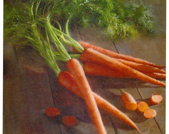 Carrots Still Life by Robert Papp for Cook's Illustrated Magazine Cover May & June 2010 to Frame or for Paper Arts PSS 5339