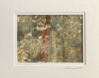 Paste Paper Double Mat and Ready to Frame PSS 3761