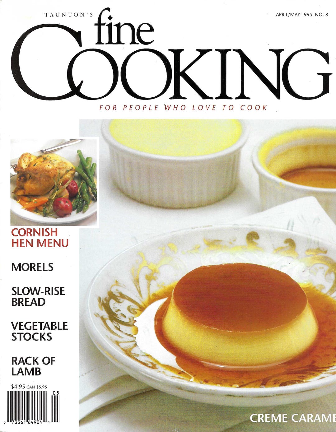 Vintage Fine Cooking Magazine April & May 1995 Retro Recipes, Kitchen ...