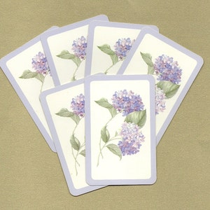Vintage Hydrangea  Playing Cards for ATCs, Collage, Scrapbooking, Paper Arts, Assemblage and MORE PSS 0244