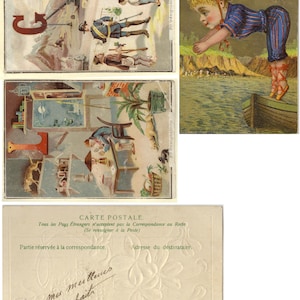 Flohmarkt Paris Bilder - Gedruckter Collage Bogen PSS 1588