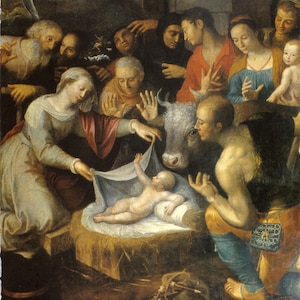 Religiöse Kunst Die Geburt von Franken zum Rahmen oder für die Papierkunst PSS 1612